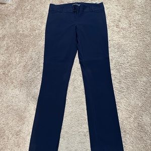The Limited Exact Stretch Navy Dress Pants
